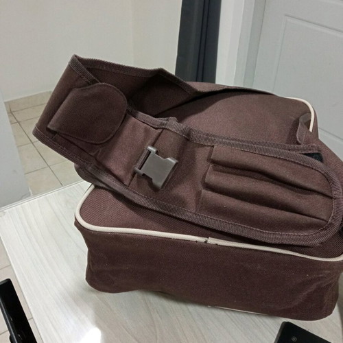 Crossbody bag brown new durable material for daily use