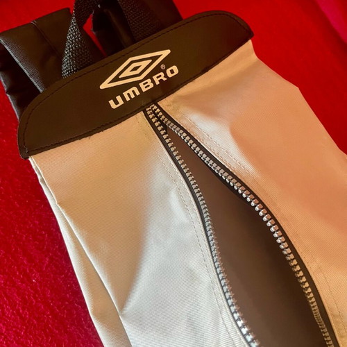 Umbro authentic backpack like new, gray and orange