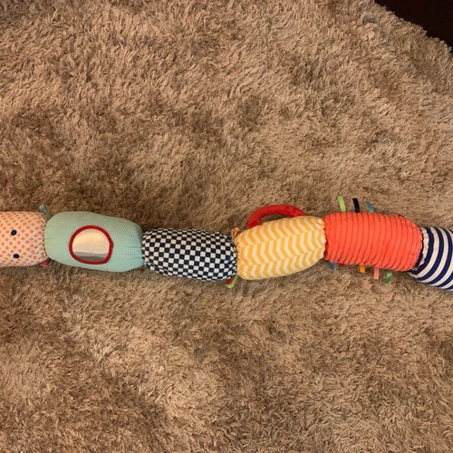 Mothercare sensory toy like new with different textures and lever