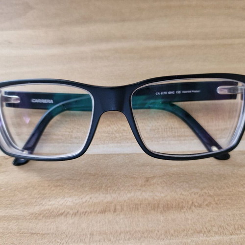 Carrera glasses for vision like new, black frame usable for sun