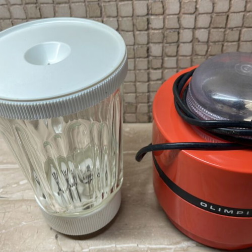 Vintage Olimpic Electric Blender 1970s with Glass Bowl 1L like new