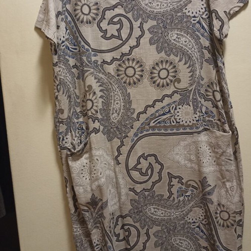 Linen dress beige brown size XXL like new