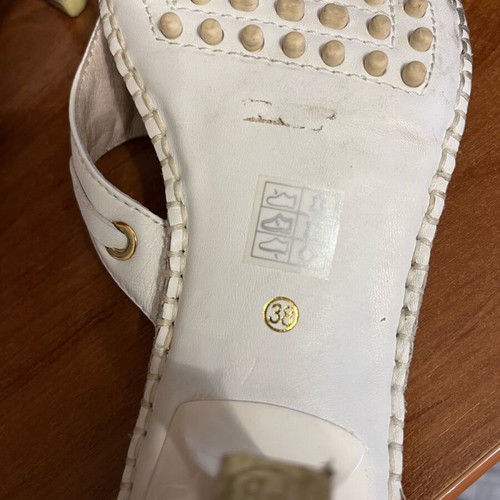 Laura Biagiotti sandals like new, white, size 38