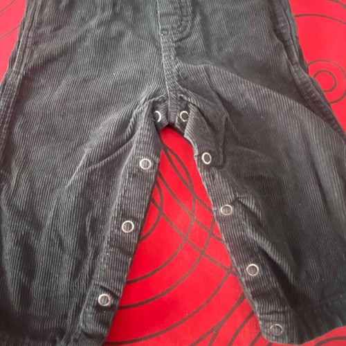 Petit Bateau corduroy salopette 12M like new, premium French brand