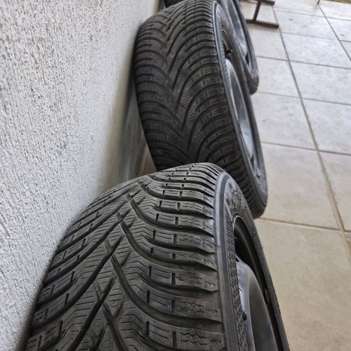 Kleber car tires 205 55 16 winter used, set of four without rims