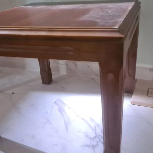 Wooden table 45×45 like new