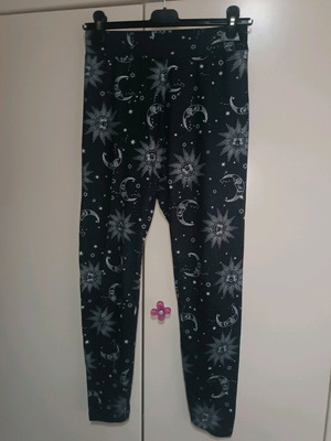 Shein leggings used with stars and moons size M