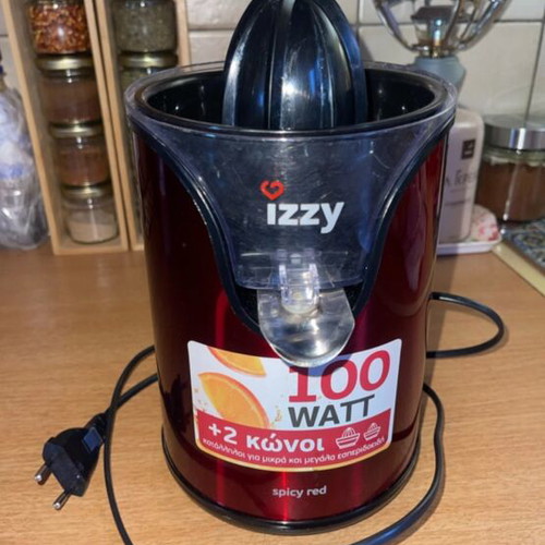 Izzy electric juicer with two cones, 100 watt