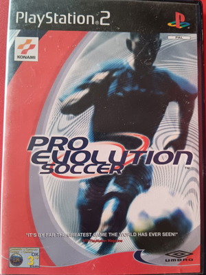Pro Evolution Soccer 1 PS2 game used with manual
