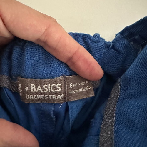 Orchestra blue pants size 6 years 116 cm like new