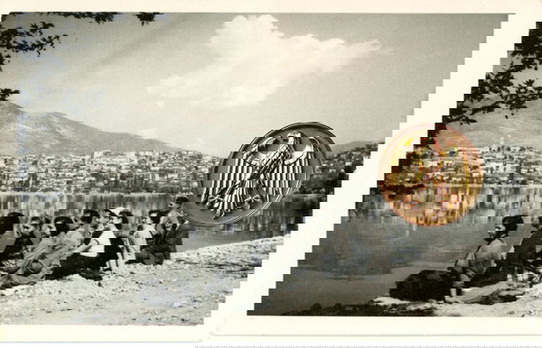 Καρτποσταλ: Καστοριά, Πάσχα 1952 (δεκ. 1960) Kastoria, Castoria, West Macedonia Δυτική Μακεδονία