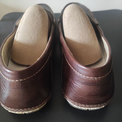 Stonefly men's brown leather moccasins like new size 45