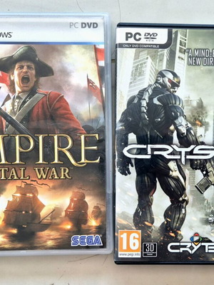 Crysis 2 και Empire Total War βιντεοπαιχνίδια μεταχειρισμένα, σε άριστη κατάσταση