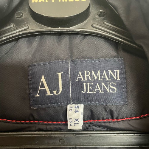 Armani Jeans men's black jacket like new, size XL