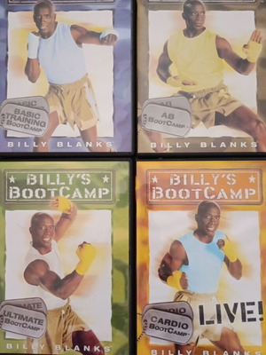 Billy's Bootcamp fitness DVD like new, set of 4