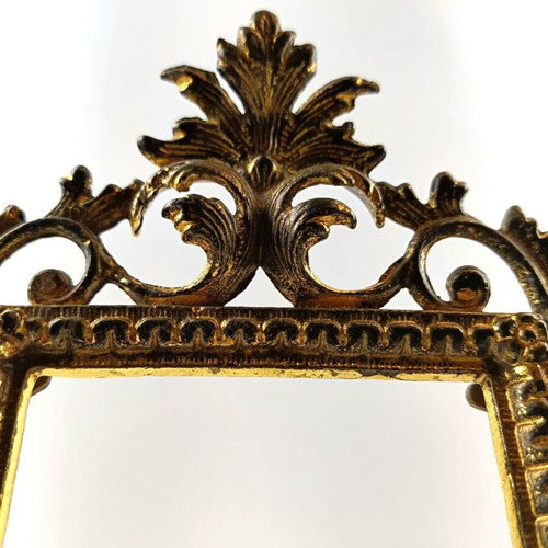 Massive brass frame large used with ornate design