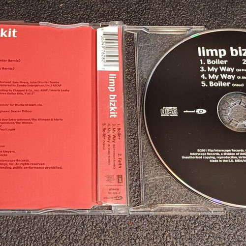 Limp Bizkit Boiler CD used, Nu Metal