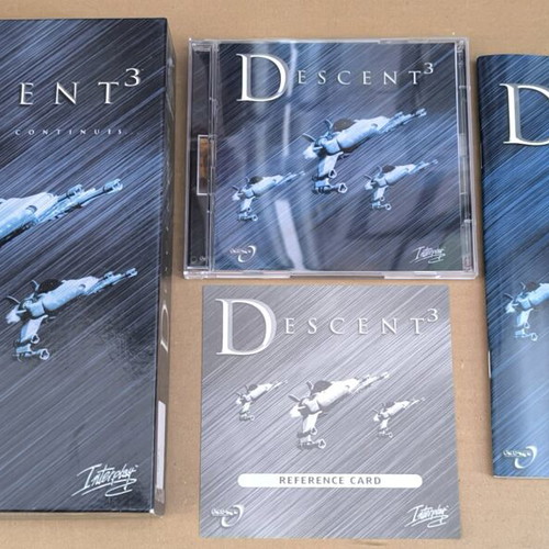 Descent 3 The Saga Continues PC CD-ROM like new, Big Box