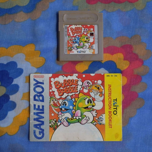 Bubble Bobble Game Boy used with manual, English