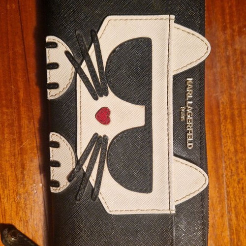 Karl Lagerfeld wallet like new, black