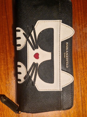 Karl Lagerfeld wallet like new, black