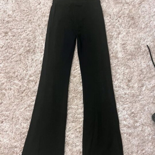 Bershka Bell Bottom Leggings like new, black, XS