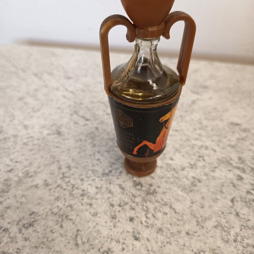 Ouzounis Amphora vintage miniature filled, 10 cm