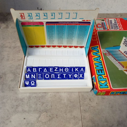 MIKA Hangman board game used, complete from 1980s decade