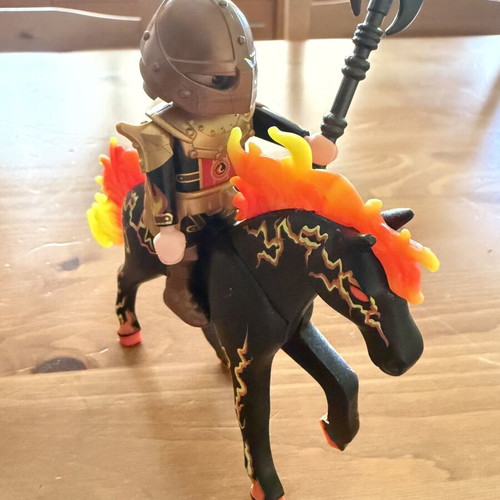 Playmobil knight with horse
