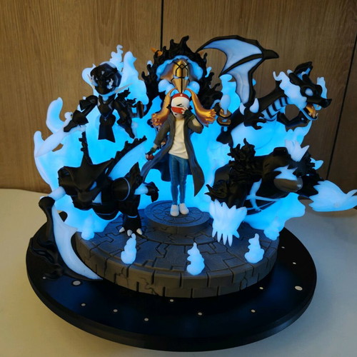 3D Pokémon Master to Shadow Monarch figure new with glow in dark