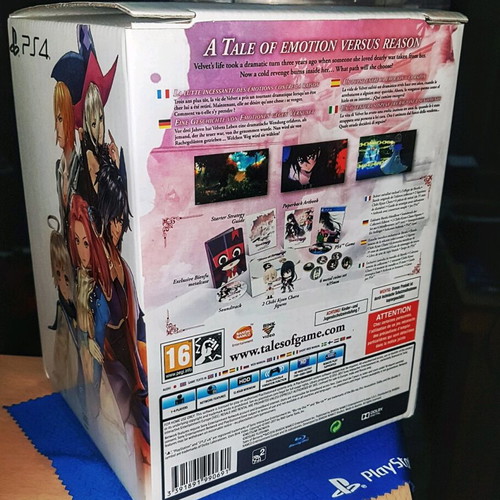 Tales of Berseria Collector's Edition PS4 like new