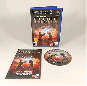 Star Wars Episode III Revenge of the Sith πλήρες PS2 Playstation
