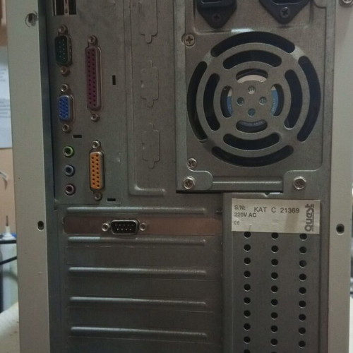 Retro Pentium 3 Computer used with Jetway J-710AF motherboard and multifunction printer