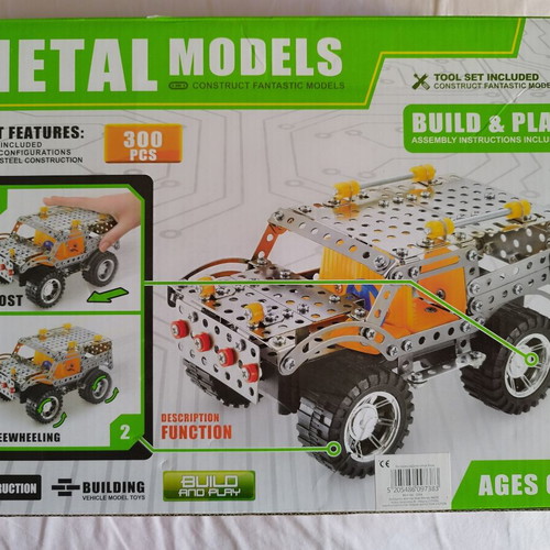 Metal Model Construction Toy Jeep