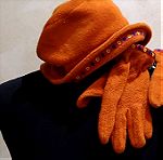  Σετ Φλις καπέλο και γάντια