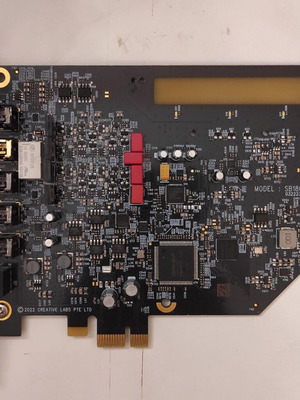 Creative Sound Blaster AE-7 sound card used