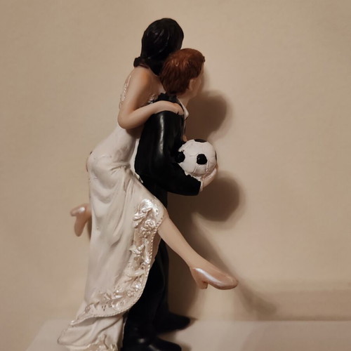 Decorative cake topper like new, 15 cm height, 6 cm length