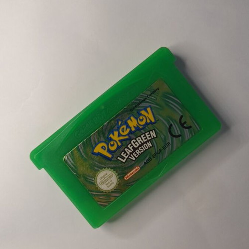 Pokemon Leaf Green GBA game, Nintendo