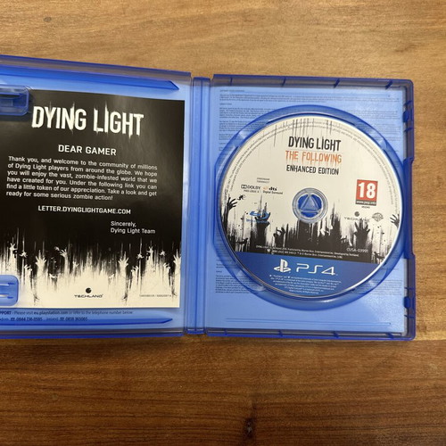 Dying Light The Following Enhanced Edition PS4 used