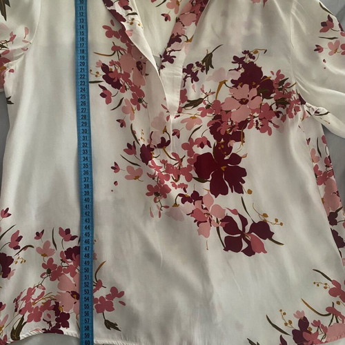 Massimo Dutti shirt like new, size 40, white and pink