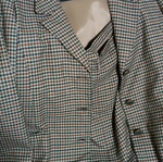 Checked suit used, classic style