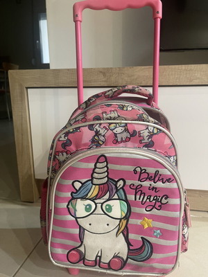 Τσάντα παιδική Unicorn σαν καινούργιο, κατάλληλη για παιδικό σταθμό και νηπιαγωγείο