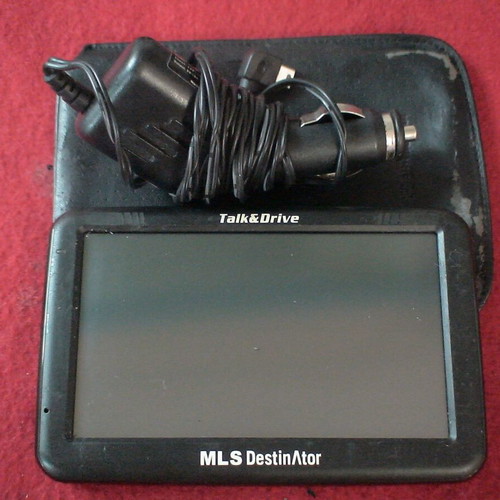 MLS Destinator Talk & Drive GPS navigator used with original charger