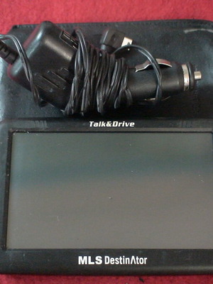 MLS Destinator Talk & Drive GPS navigator used with original charger