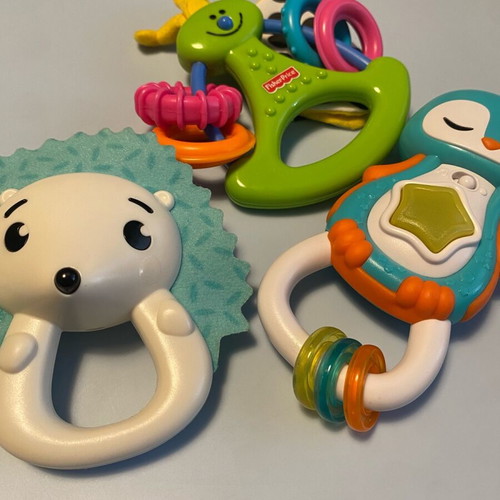 Baby toys rattles like new