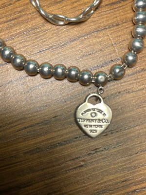 Tiffany & Co authentic silver jewelry set like new