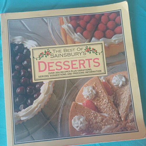 Vintage cookbook The Best of Sainsbury's Desserts 1985 edition