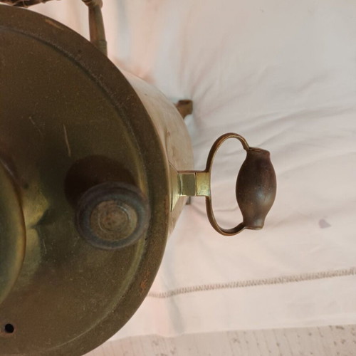 Old Russian Samovar in brass