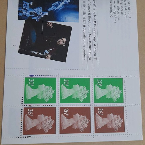 UK booklet stamps BBC new