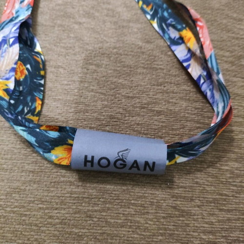 Hogan shoelaces multicolor satin new